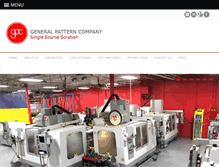 Tablet Screenshot of generalpattern.com